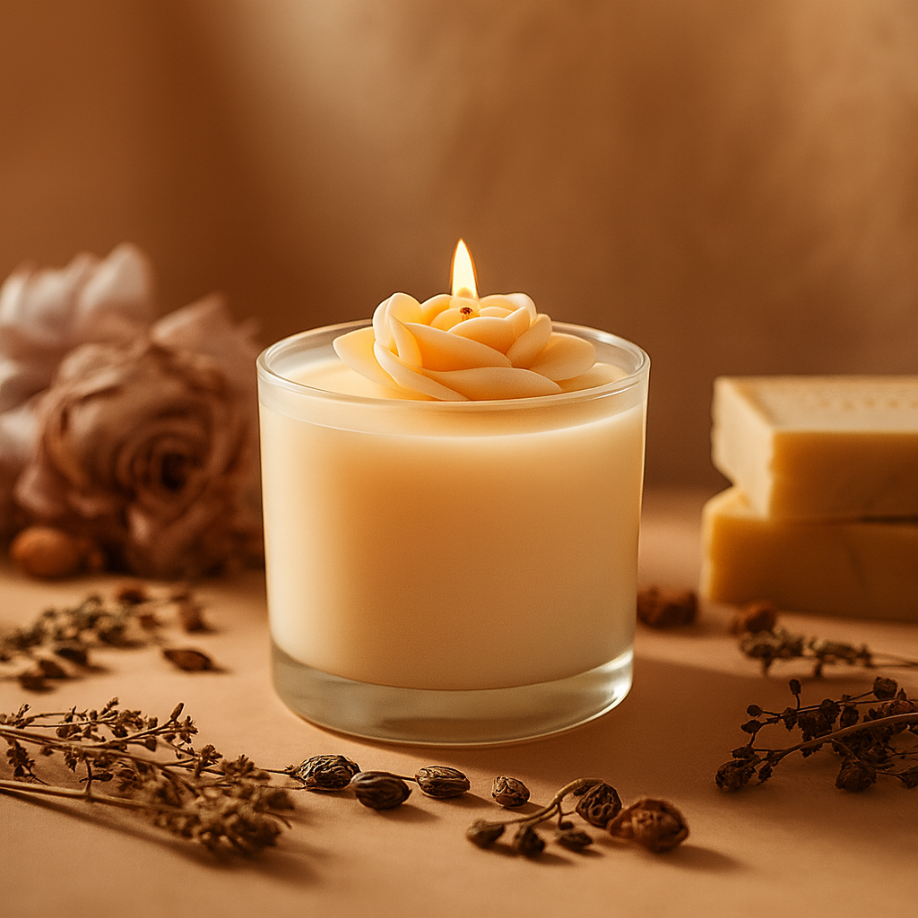 Flower Top Candle